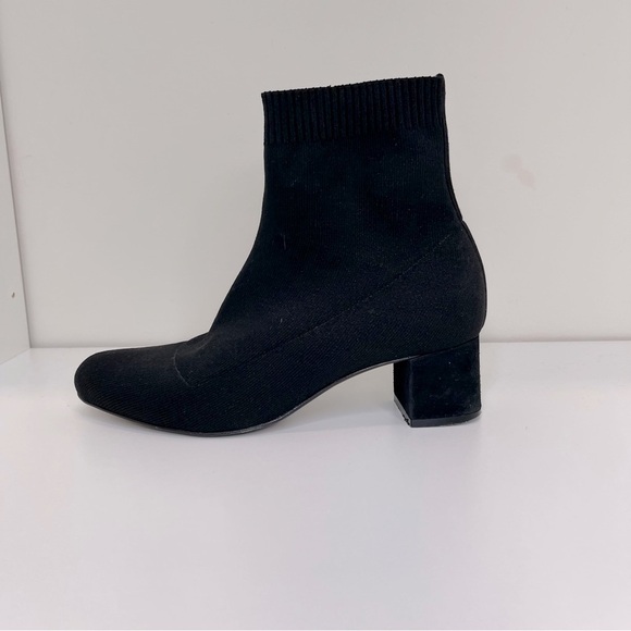 LAFAYETTE 148 Garet Sock Bootie In Black designer quiet luxury minimalist - Picture 4 of 8